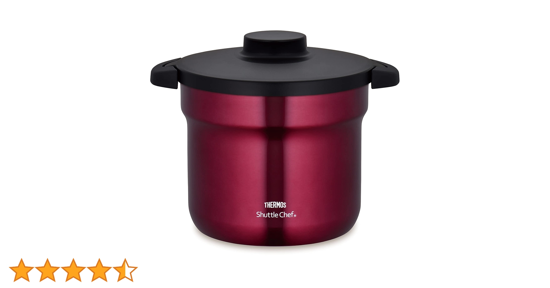 ちゃー様　未使用品　 THERMOS 保温調理鍋 赤 シルバー 3L ちゃー様 未使用品 THERMOS 保温調理鍋 赤 シルバー 3L d
